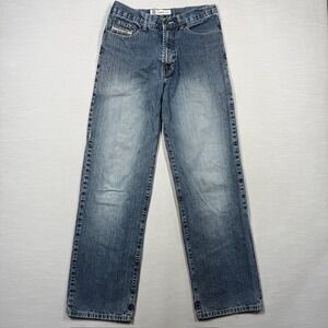 Paco Loose Fit Jeans 30X32 Blue Denim Fade Distressed Y2K